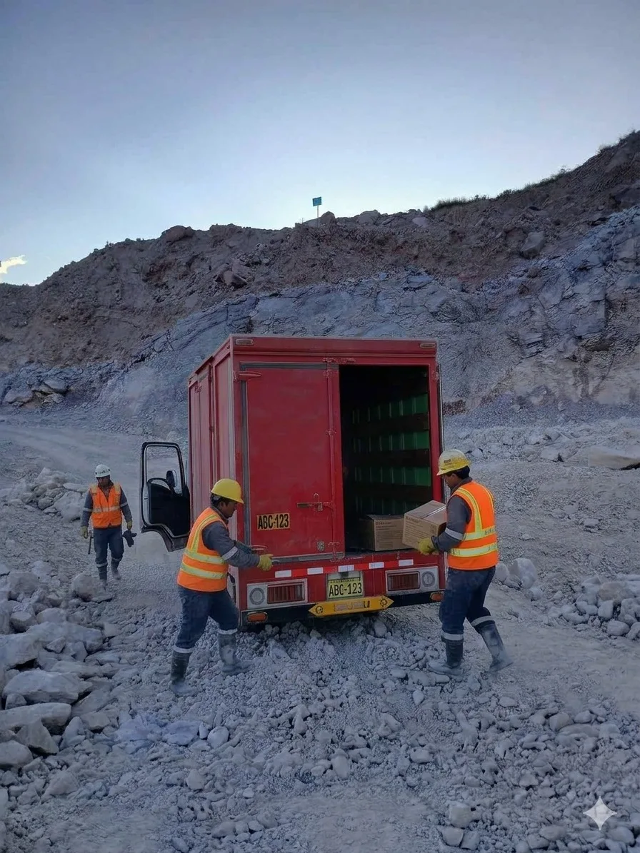 Transporte de explosivos a nivel nacional